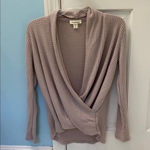 NWOT. Cute and cozy mauve top.
